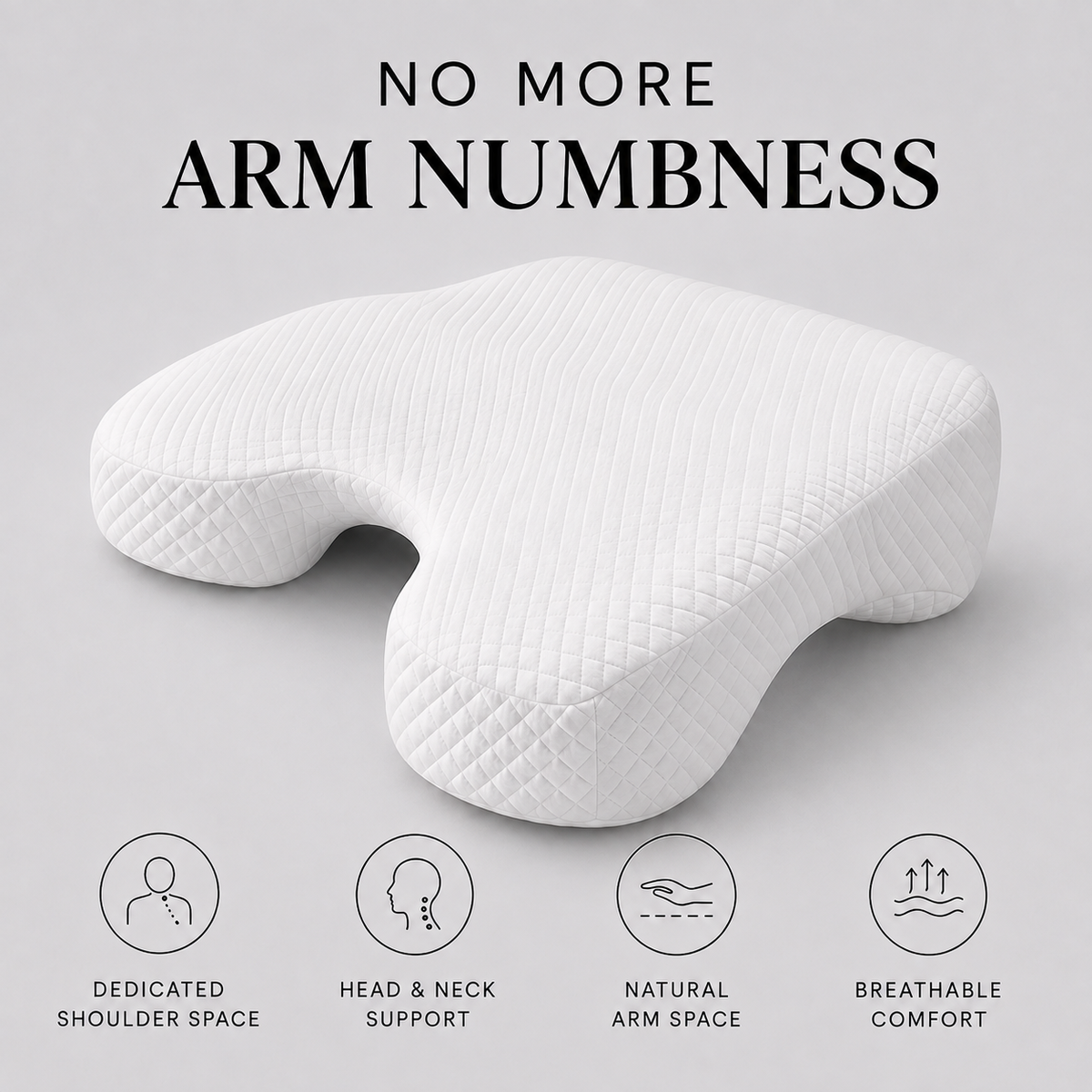 Ovela™ Side Sleeper Pain Relief Pillow