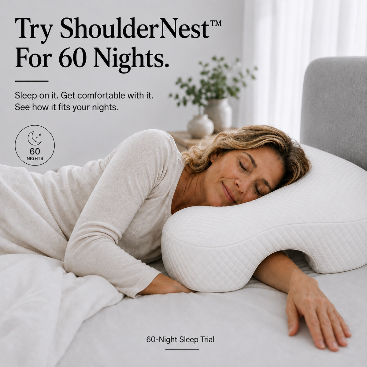 Ovela™ Side Sleeper Pain Relief Pillow